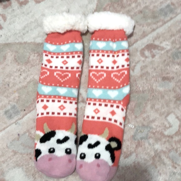 Fuzzy cows socks - Picture 1 of 1